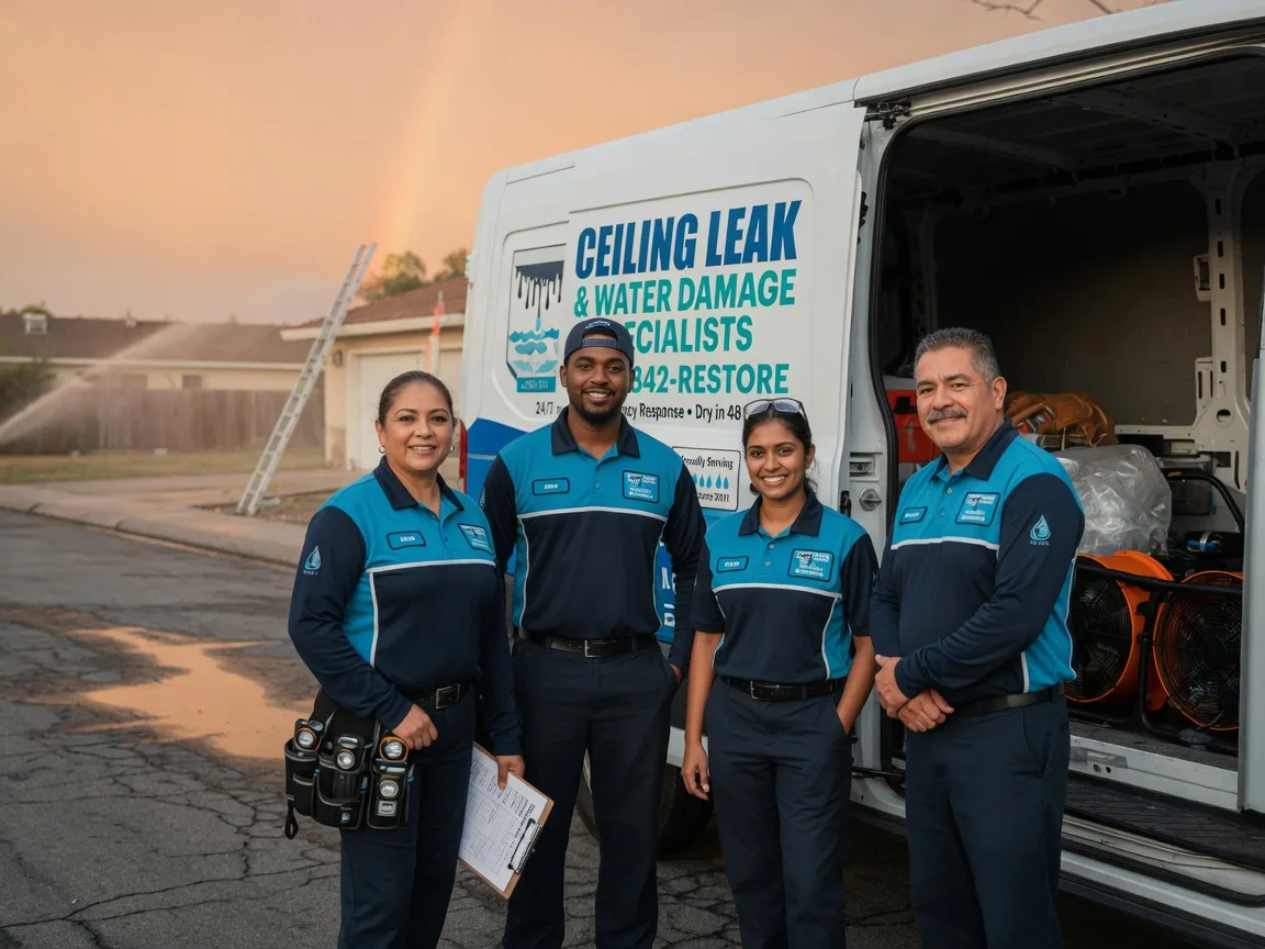 Ceiling Leak Cleanup company in New Goshen, IN